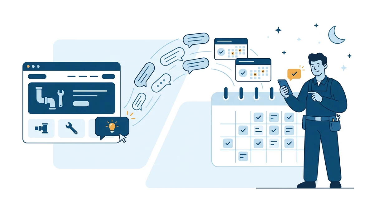 Orsyle — turn website visitors into booked jobs